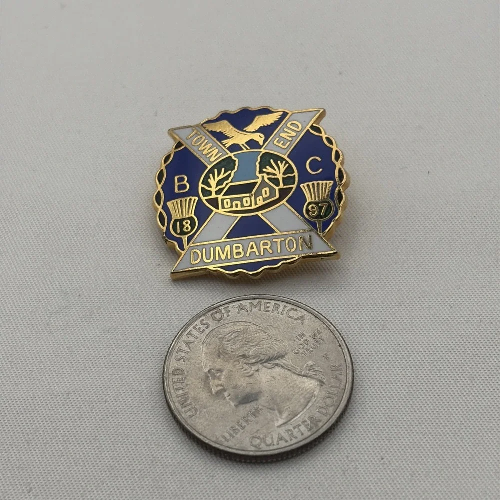 Dumbarton Town End Scotland Bowling Club Lapel Hat Pin